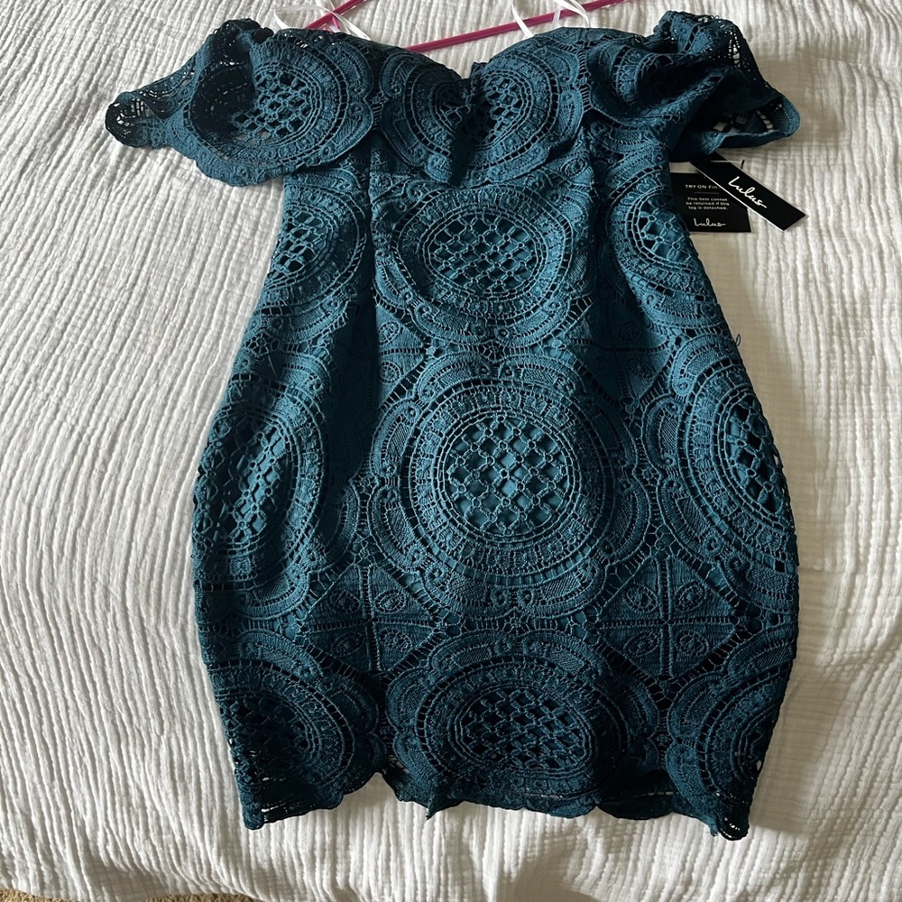 Lulus Lace off shoulder dress
